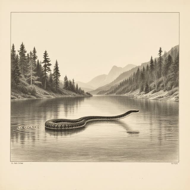 Naturalist plate illustrating Memphre, drawn from witness descriptions